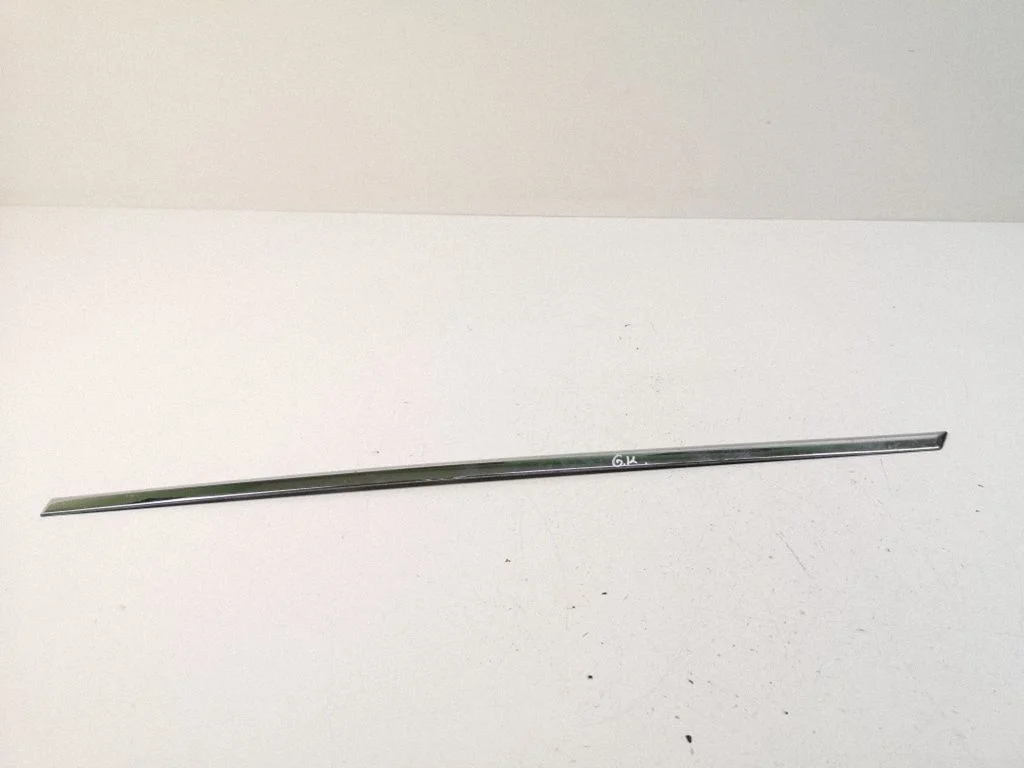 Rear door glass trim molding – left