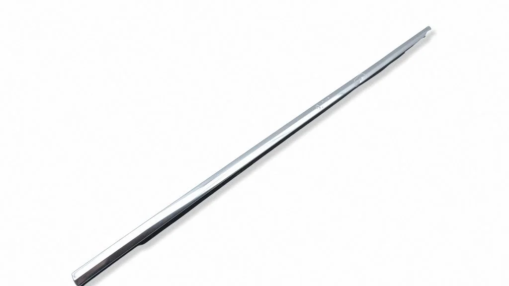 Front door glass trim molding – left