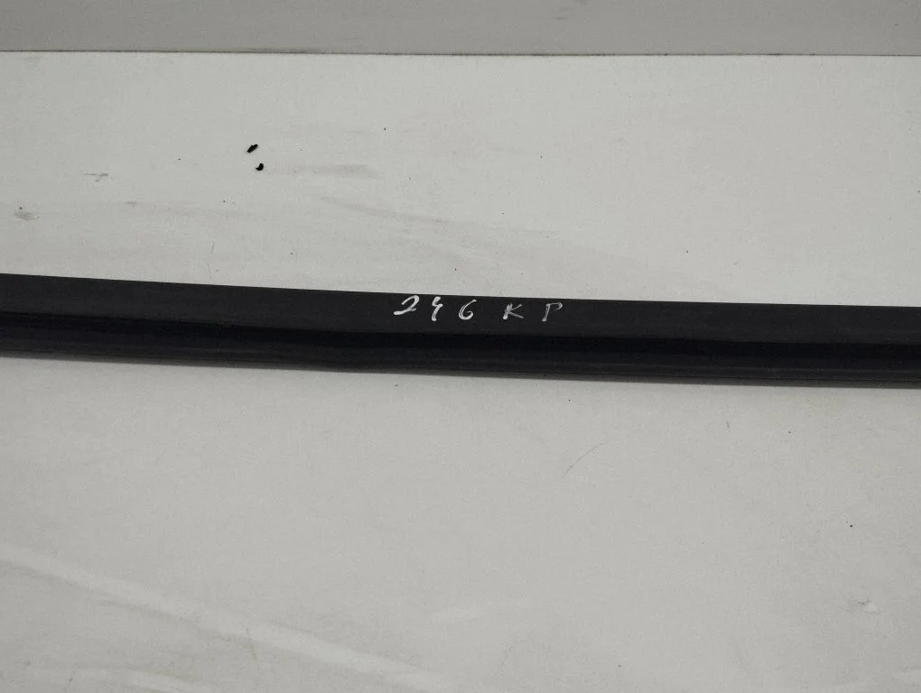 Front door glass trim molding – left
