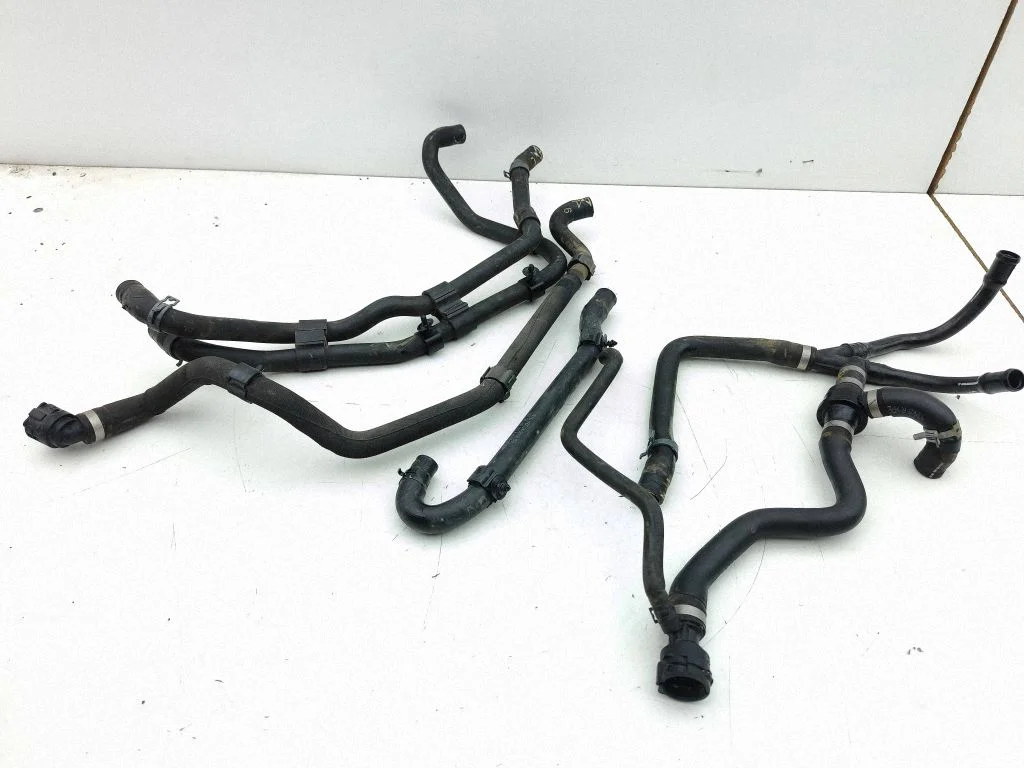 Electric car engine cooling hoses/pipes