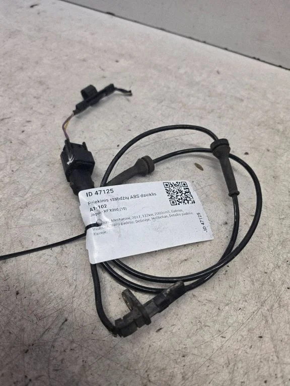 Esimene piduri ABS-andur – Jaguar XF X260 (2015-)