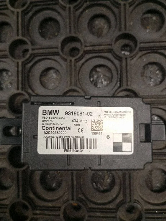 Other control units/modules 9319081
