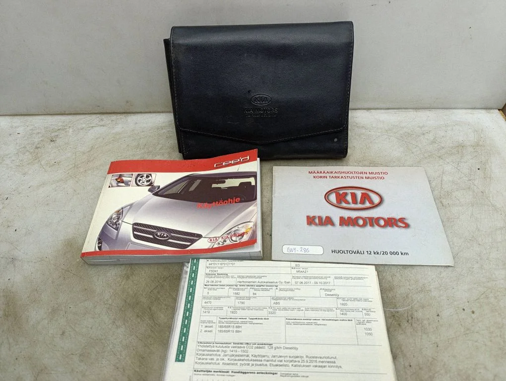 Hooldusraamat – KIA Ceed (2006-2012)