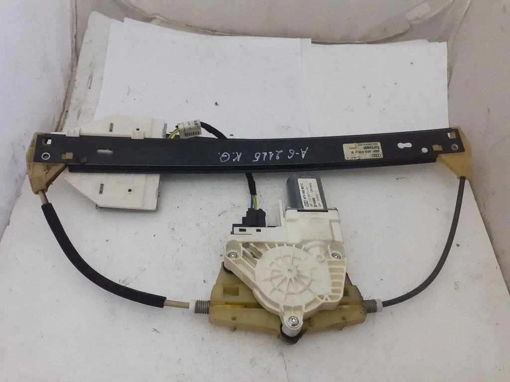 Rear door window regulator with motor – Audi A6 Allroad C6 (2006-2011)