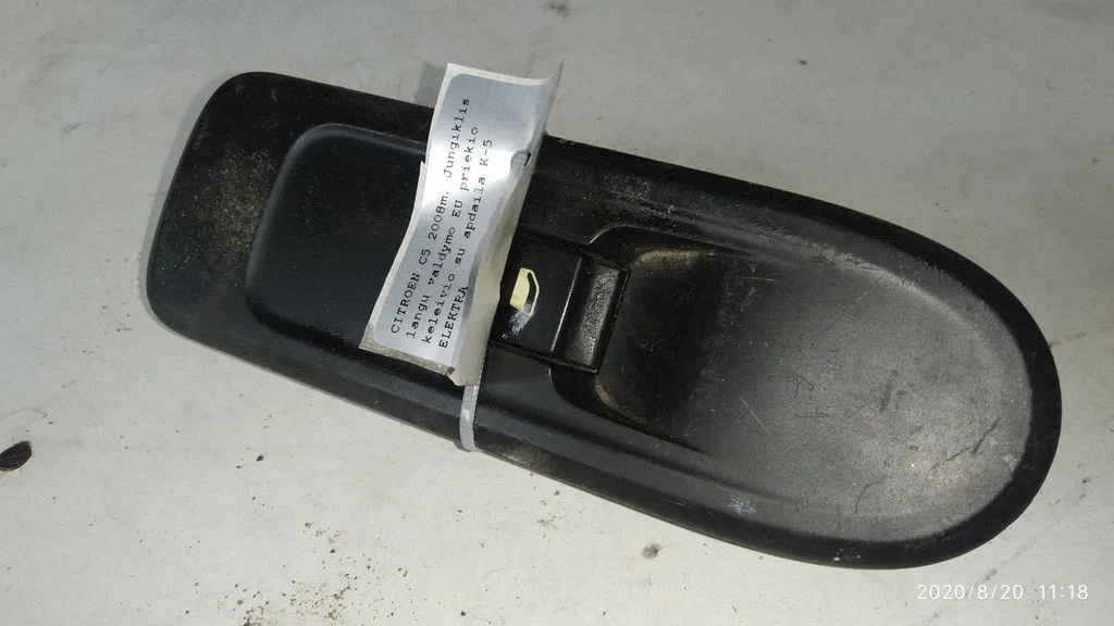 Electric window control switch – Citroen C5 (2008-2016)