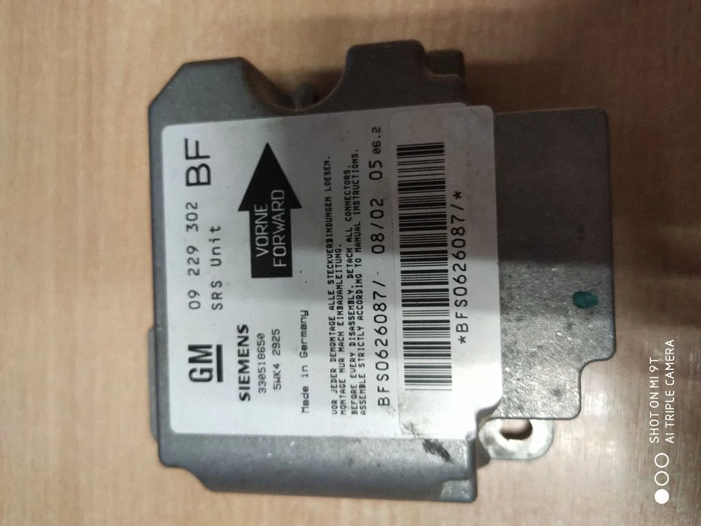 Airbag control unit/module 092293025WK42925