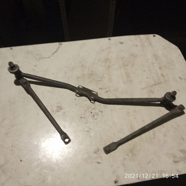 Front wiper linkage and motor A9066200040