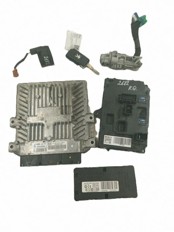 Engine ECU kit and lock set 9658763980