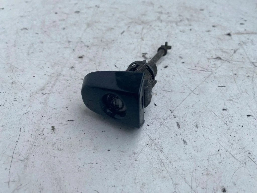 Front door lock (next to the handle)
