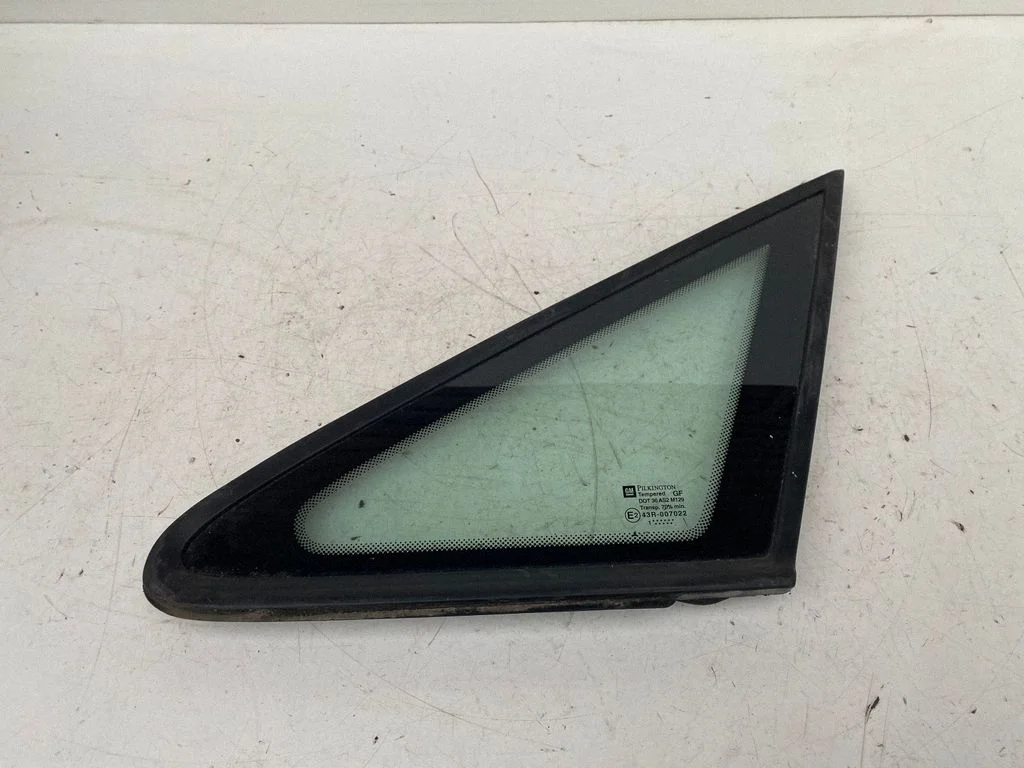 Front door vent window glass four-door – left