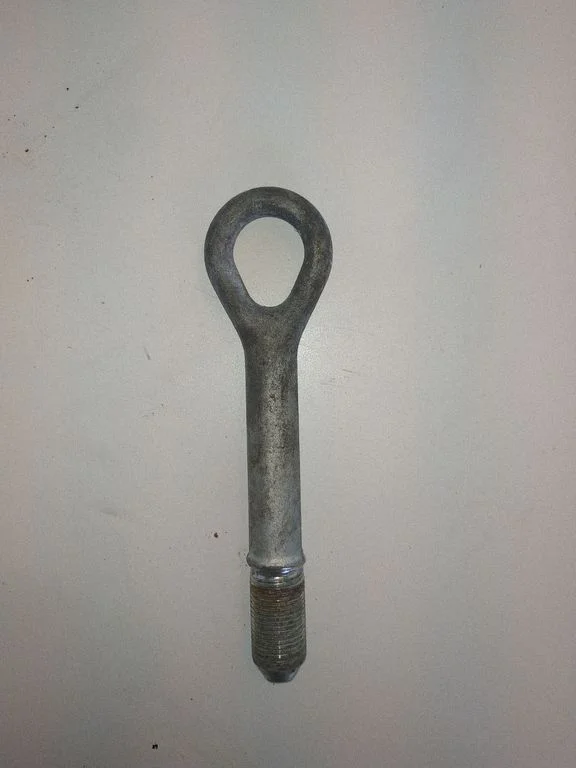 Towing hook eye