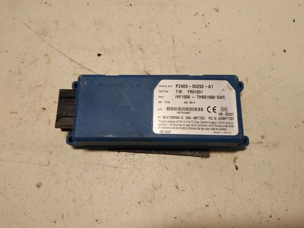 Bluetooth control unit module PZ40900292A1