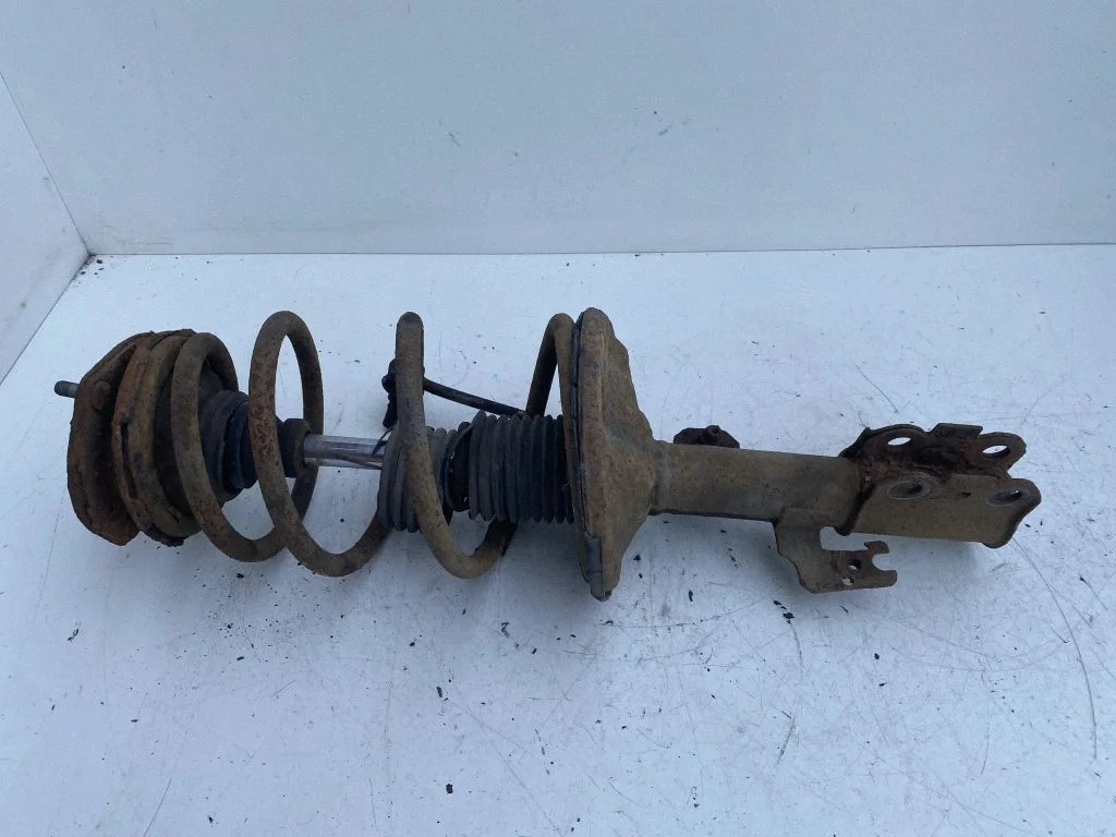 Front shock absorber with coil spring – left