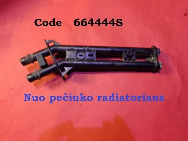 Heater radiator pipe/hose 664444S