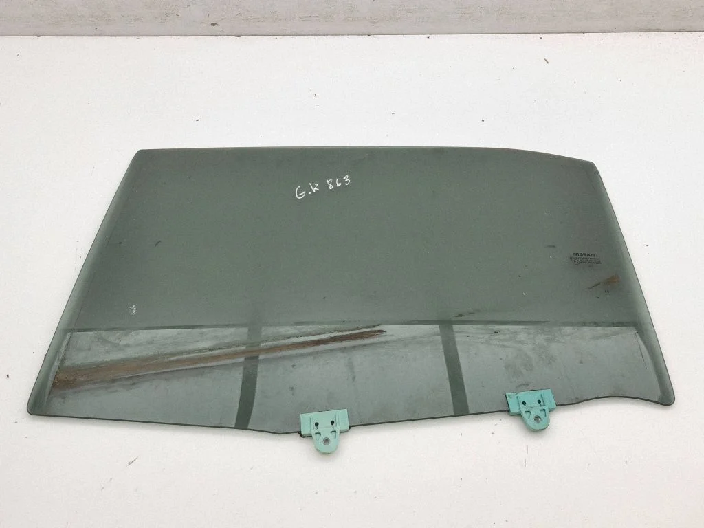 Rear door window glass – left