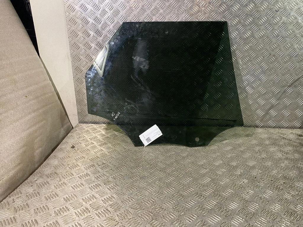 Rear door window glass – left
