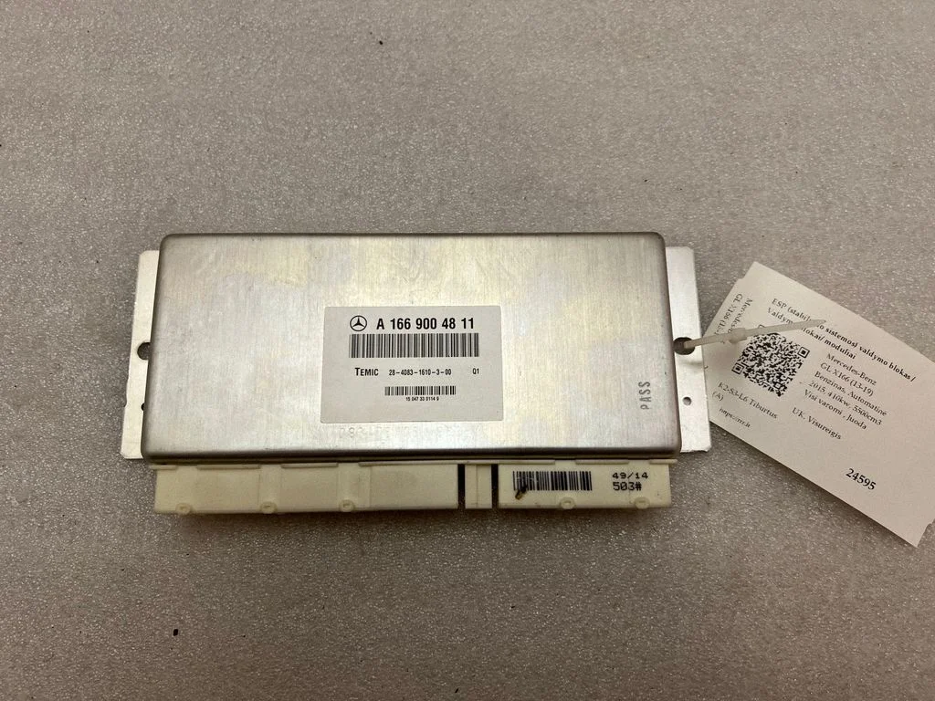 ESP (stabilitātes sistēmas) vadības bloks A1669004811