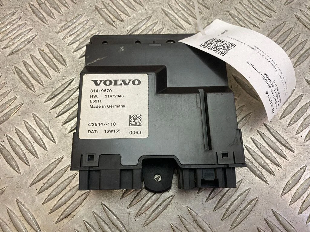 Tailgate/trunk control unit/module 31419670
