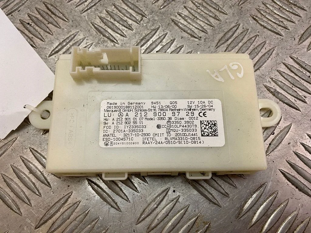 Other control units/modules A2129009729