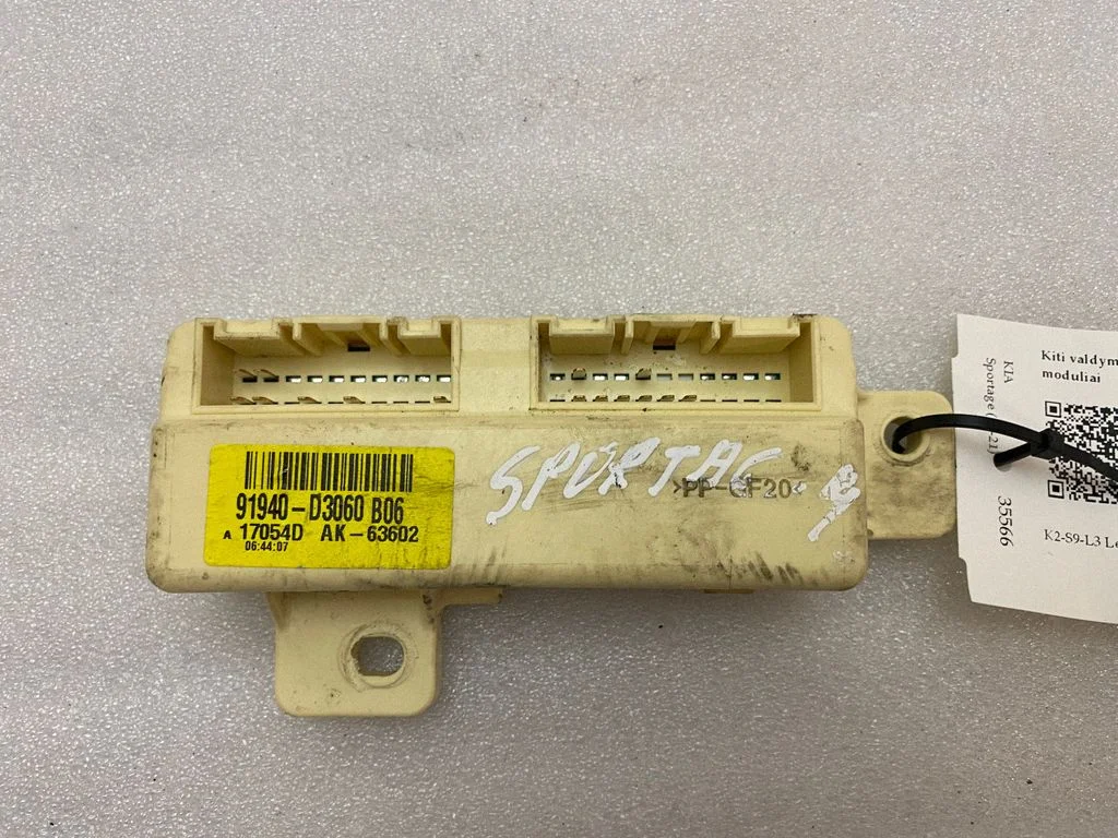 Other control units/modules 91940D3060