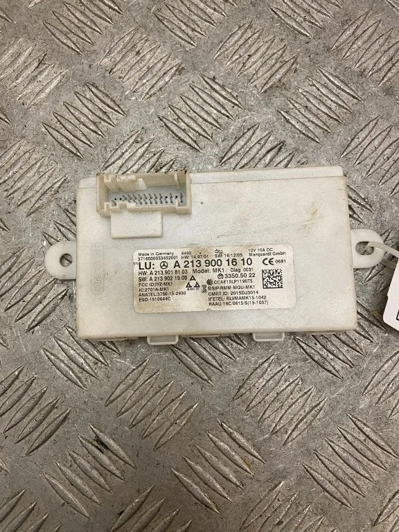 Võtmeta süsteemi KESSY (keyless) juhtplokk/moodul A2139001610