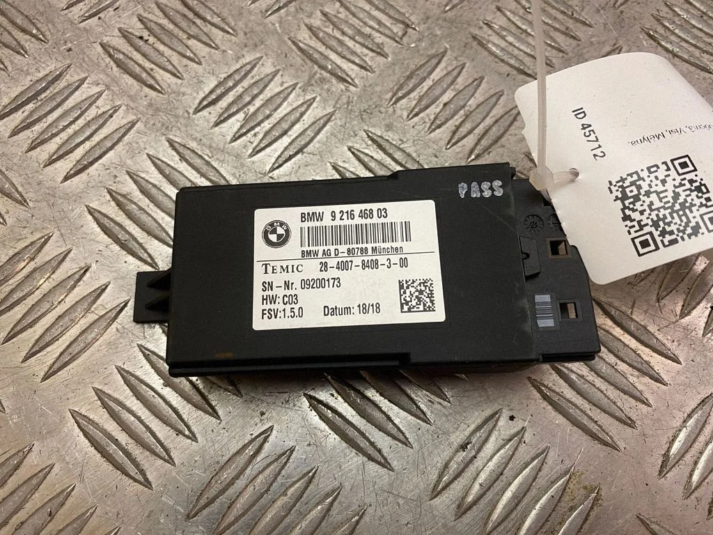 Seat control module – BMW 3 Series F30 F35 F31 (2012-2018)