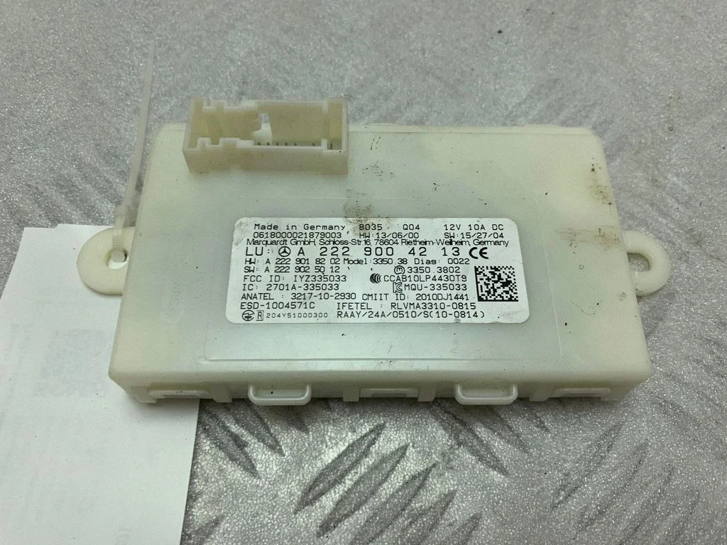 Võtmeta süsteemi KESSY (keyless) juhtplokk/moodul A2229004213