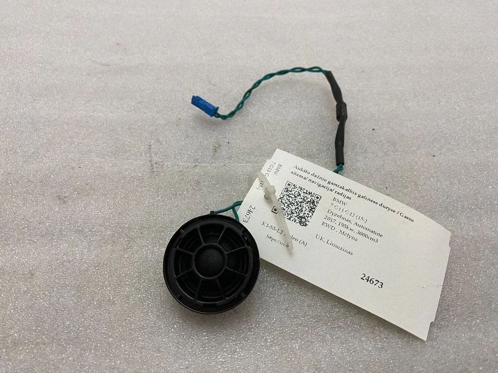 High frequency speaker in the rear doors – BMW 7 Series G11 G12 (2015-2022)