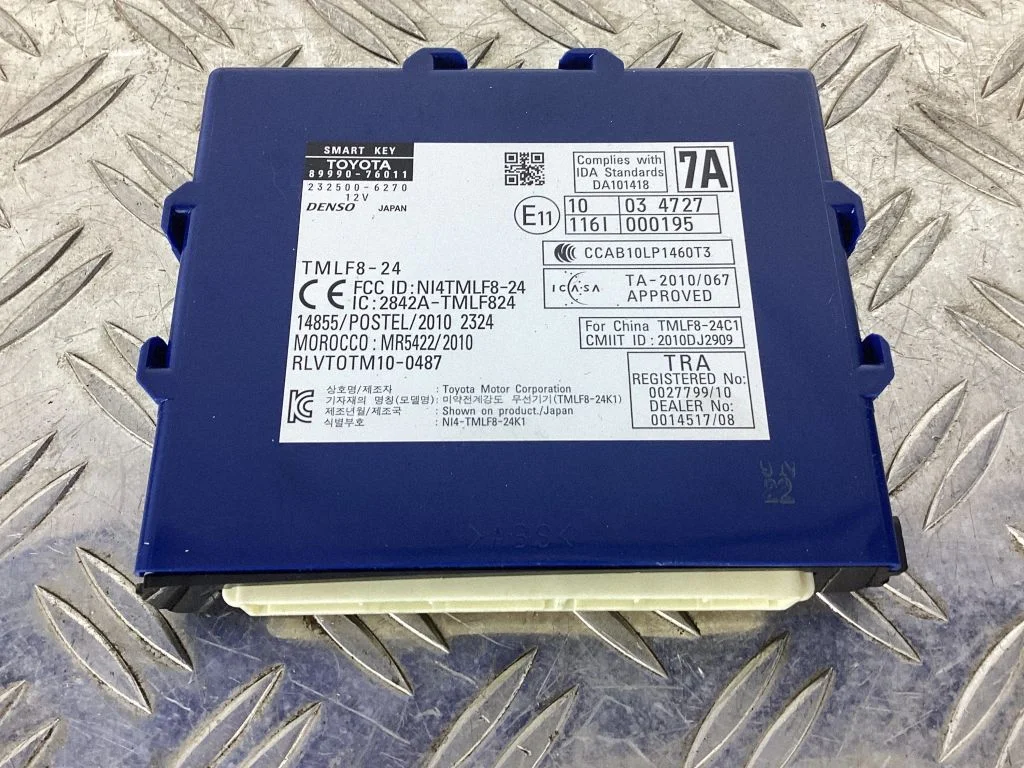 Keyless (KESSY) go control unit/module – Lexus RC (2014-)