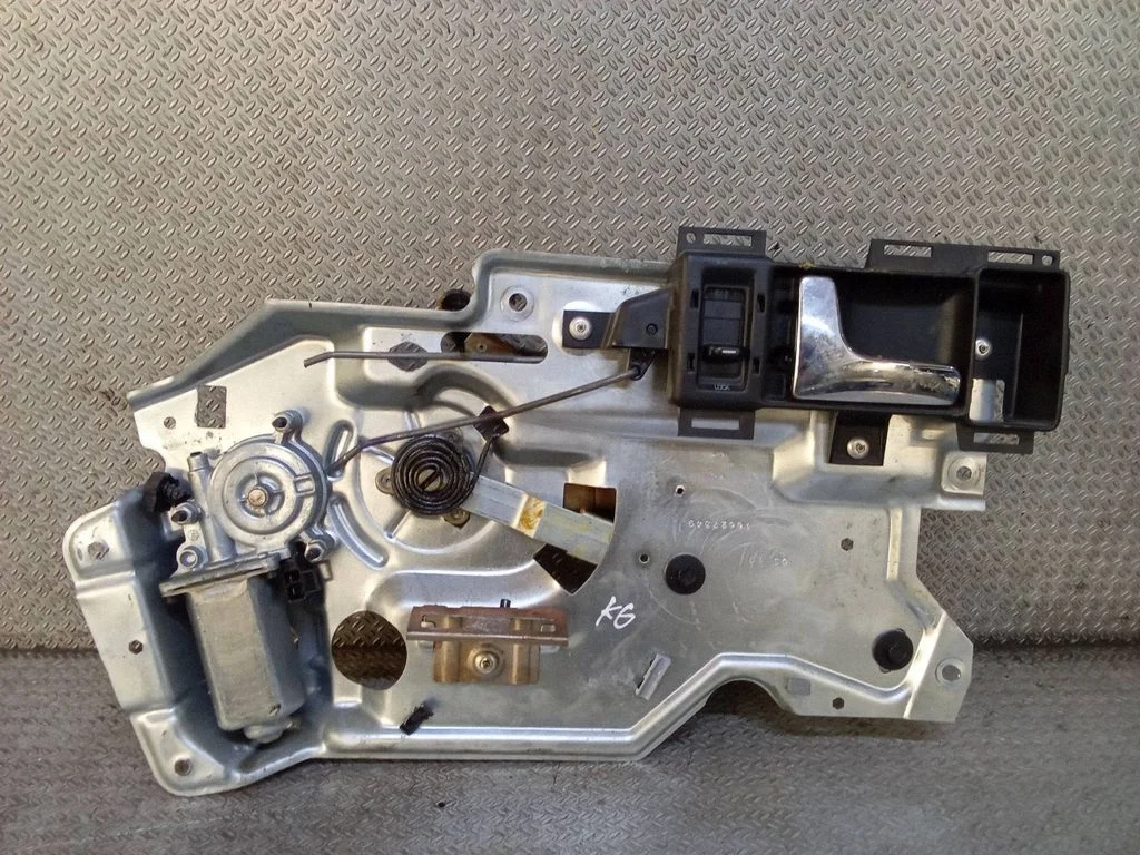 Rear door window regulator with motor 16627349