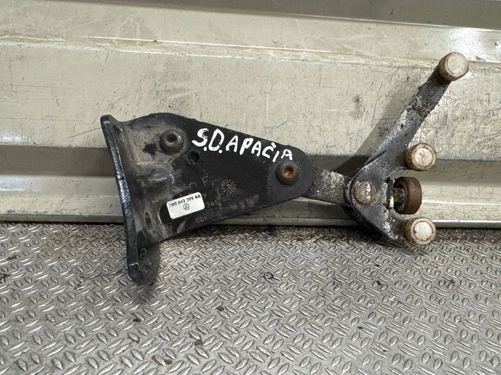 Sliding door lower roller guide/hinge 7H0843398AA