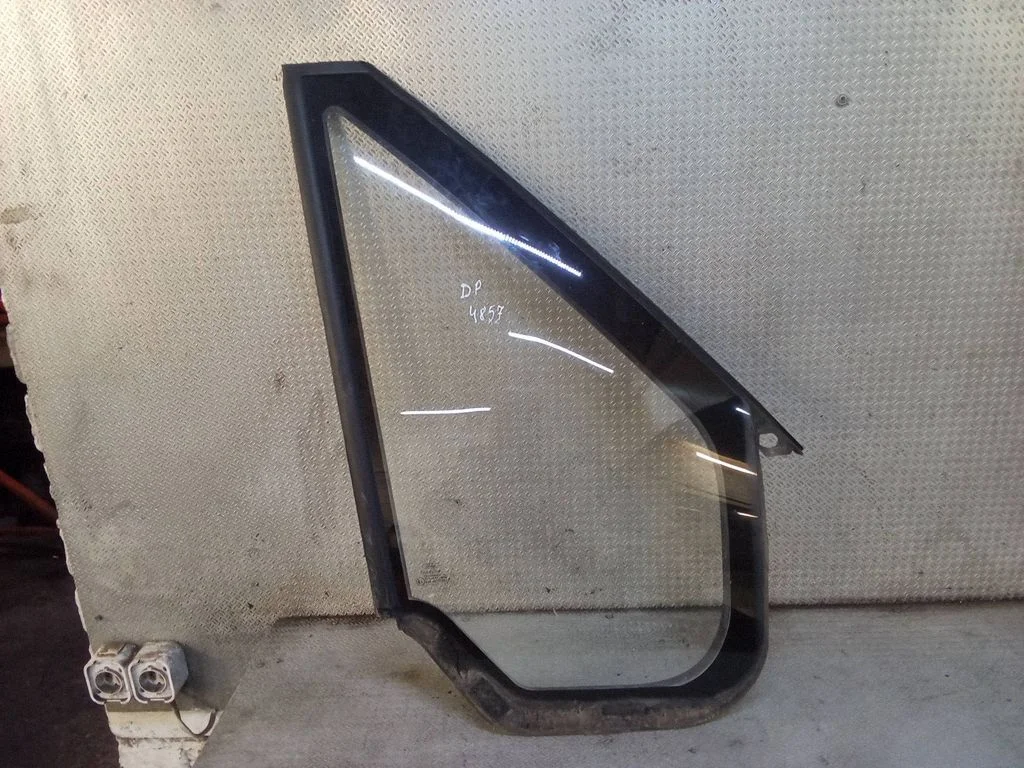 Front door vent window glass four-door – right