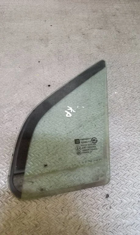 Front door vent window glass four-door – left