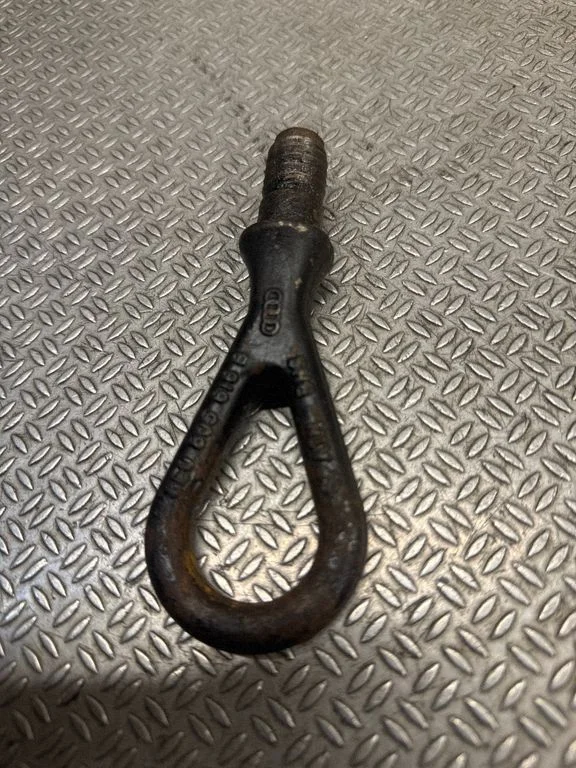 Towing hook eye