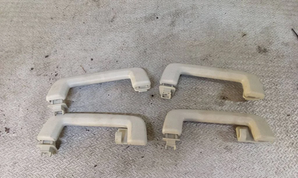 A set of handles for the ceiling