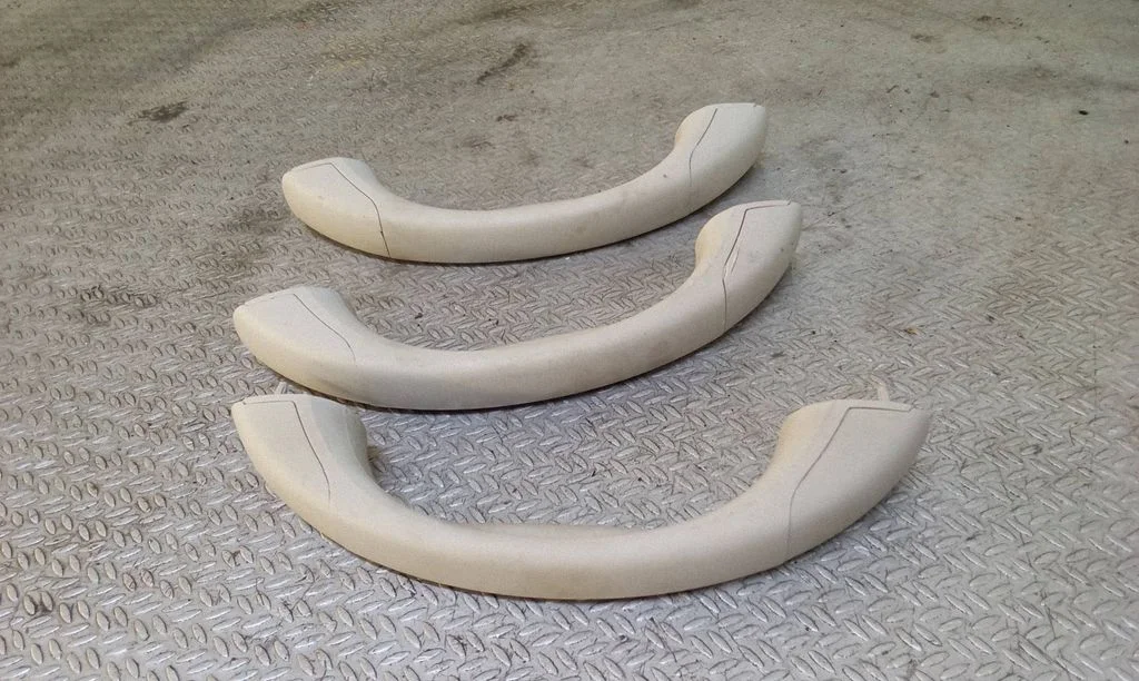 A set of handles for the ceiling