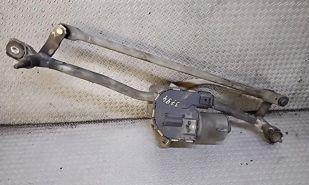 Front wiper linkage and motor 4F1955601B