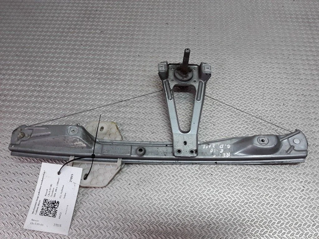 Rear door manual window regulator – Renault Clio II (2001-2005)