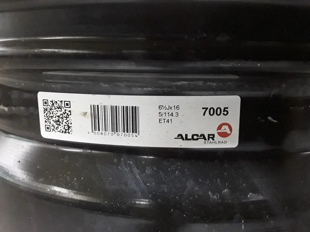 R16 steel rim – Renault Megane III (2009-2016)
