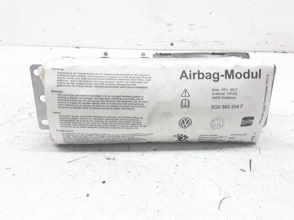 Passenger airbag – Skoda Fabia Mk1 (6Y) (1999-2007)