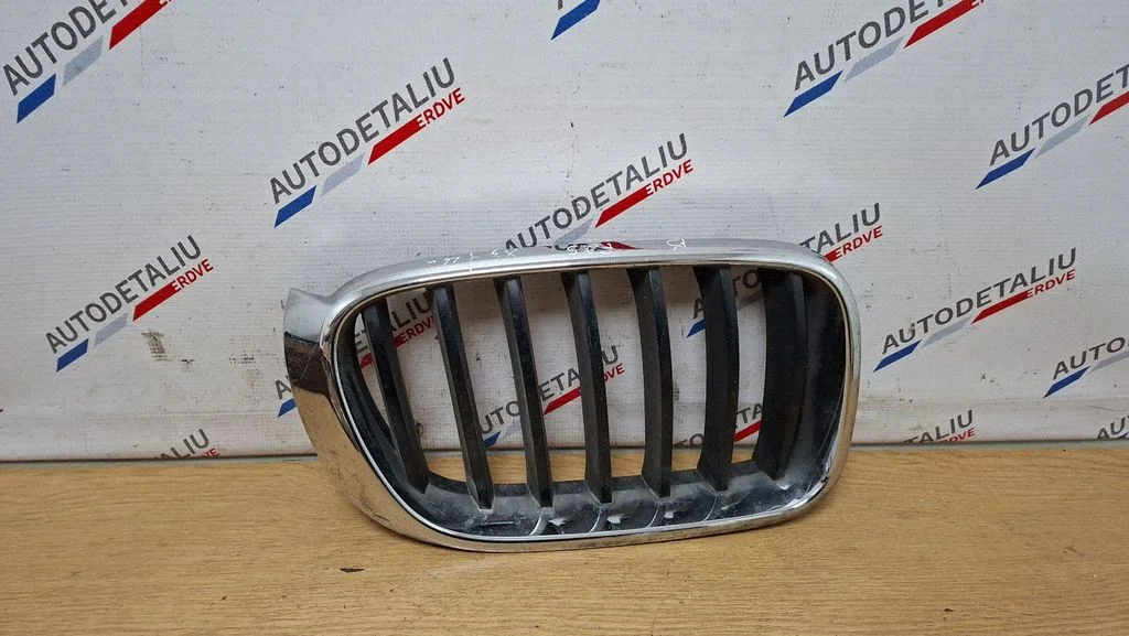 Front bumper upper radiator grill 7338572