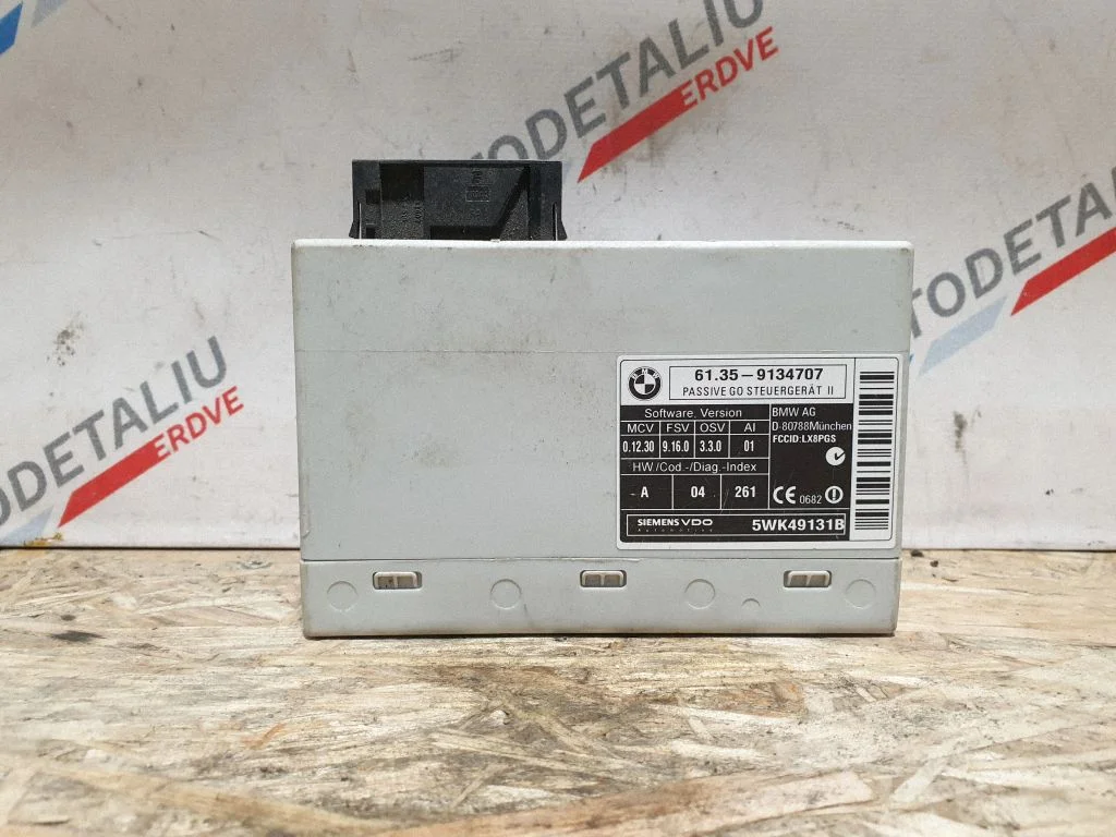 Bezatslēgas sistēmas KESSY (keyless) vadības bloks/modulis 9134707