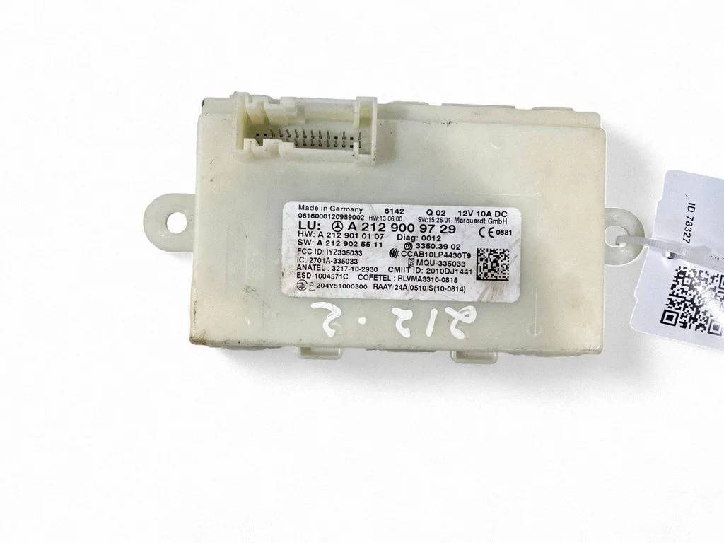 Bezatslēgas sistēmas KESSY (keyless) vadības bloks/modulis – Mercedes-Benz E klase W212 (2009-2016)