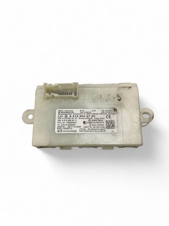 Võtmeta süsteemi KESSY (keyless) juhtplokk/moodul A2129009729