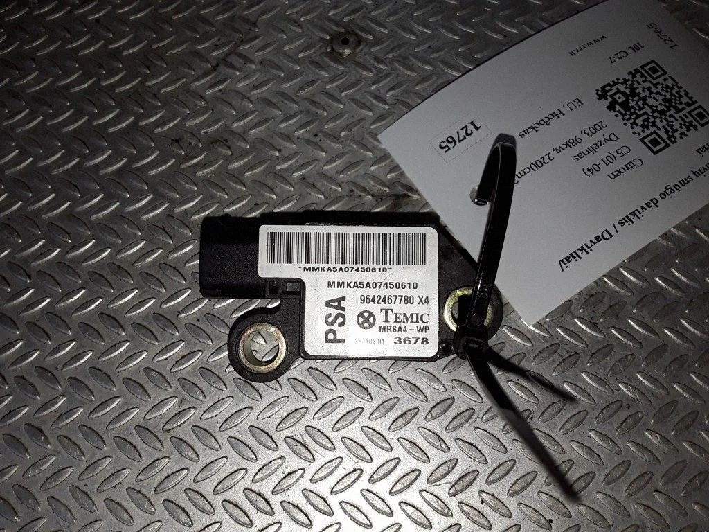 Drošības spilvenu trieciena sensors 9642467780