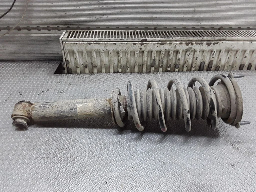 Front shock absorber with coil spring