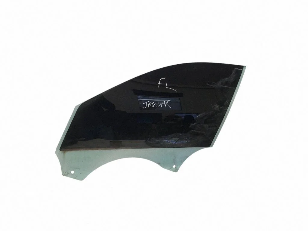Front door window glass four-door – left