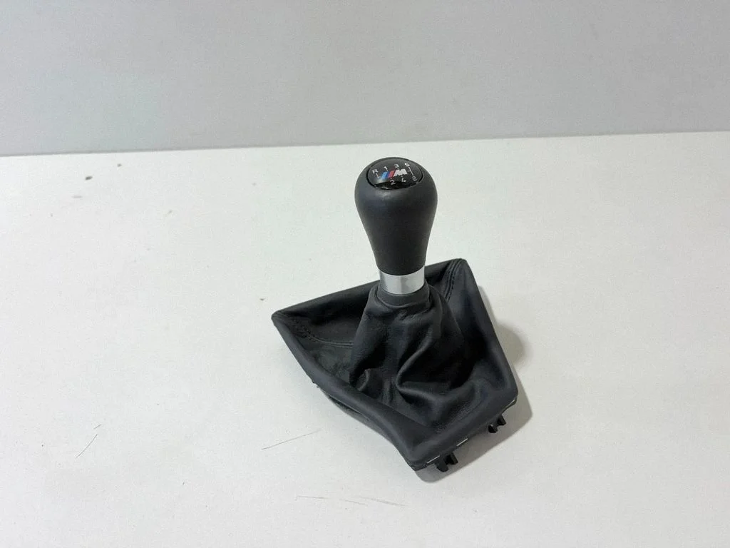 Gear lever shifter trim leather/knob